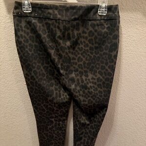Soft Surroundings Animal Print Ponte Leggings Petite Small EUC